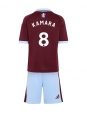Otroške Nogometnih dresov Aston Villa Boubacar Kamara #8 Domači 2026-27 Kratki rokavi (+ hlače)